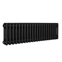 Радиатор отопления Warm well column 3 300x1010 Black mat (бок)
